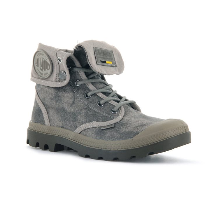 Dámské Boty Palladium Pampa Baggy WAX Šedé | CZ BSW-13K